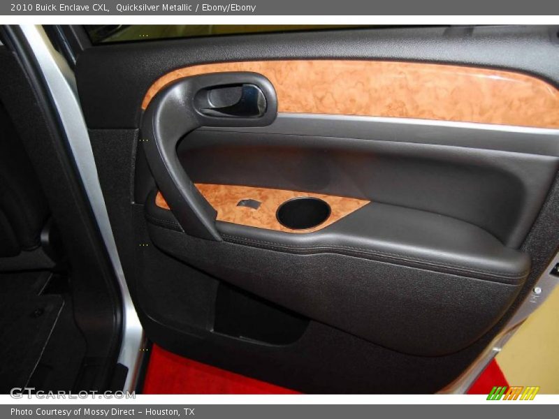 Quicksilver Metallic / Ebony/Ebony 2010 Buick Enclave CXL