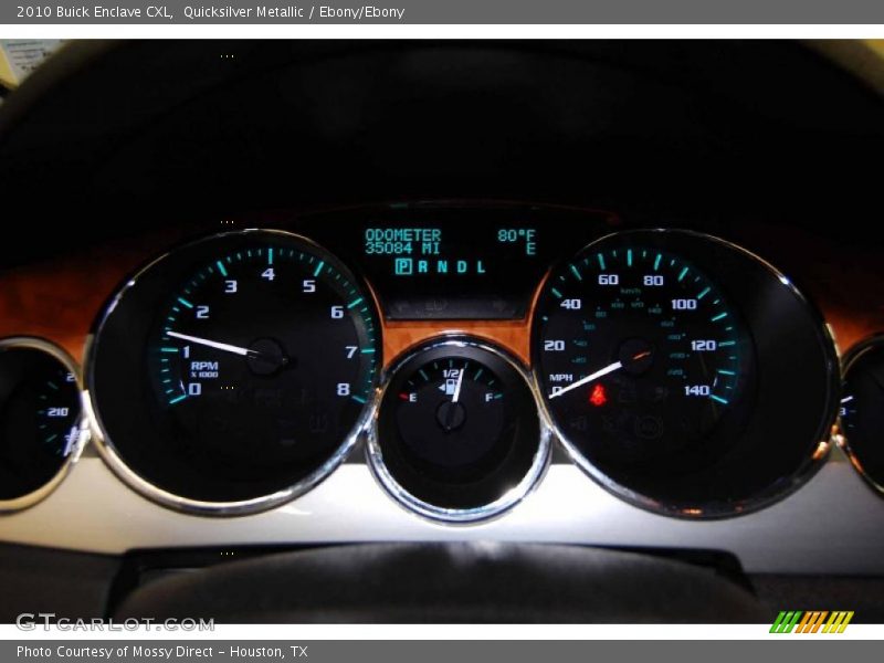 Quicksilver Metallic / Ebony/Ebony 2010 Buick Enclave CXL