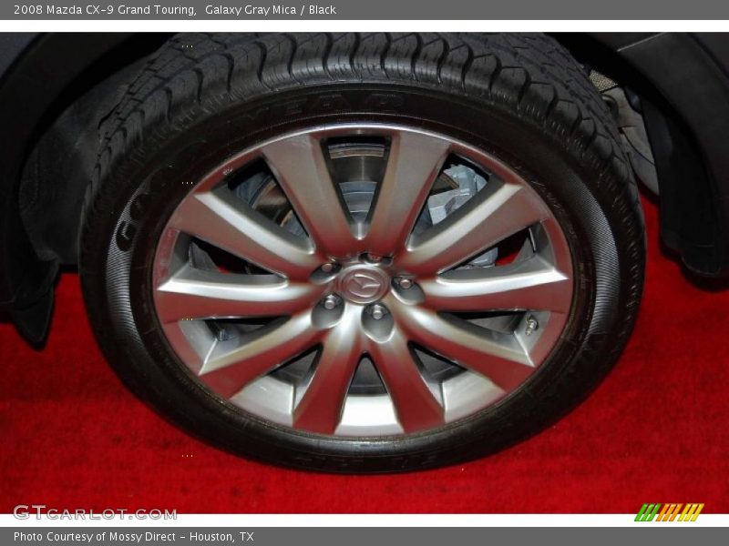 Galaxy Gray Mica / Black 2008 Mazda CX-9 Grand Touring