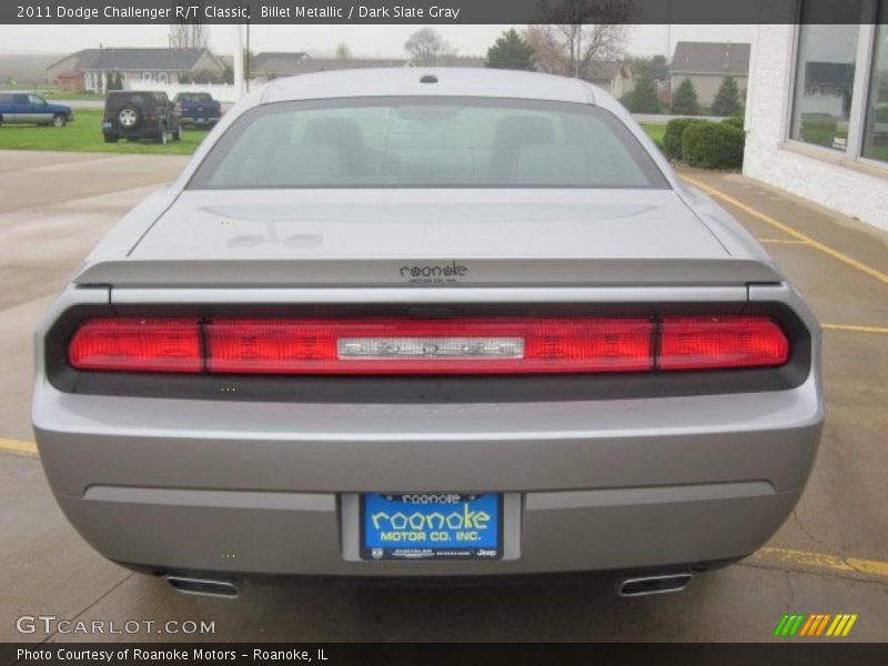 Billet Metallic / Dark Slate Gray 2011 Dodge Challenger R/T Classic