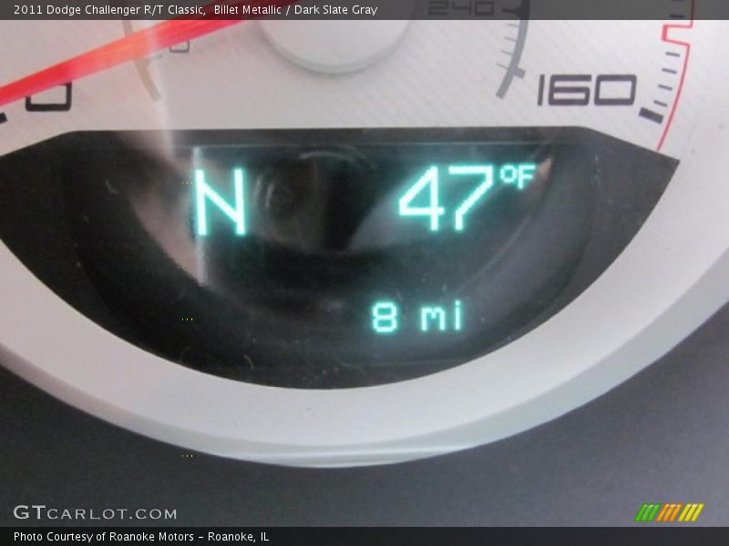 Billet Metallic / Dark Slate Gray 2011 Dodge Challenger R/T Classic