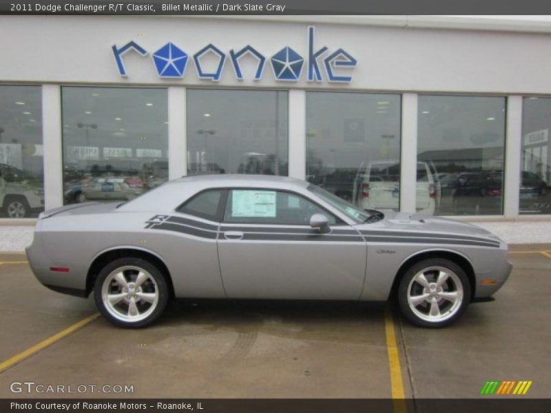Billet Metallic / Dark Slate Gray 2011 Dodge Challenger R/T Classic