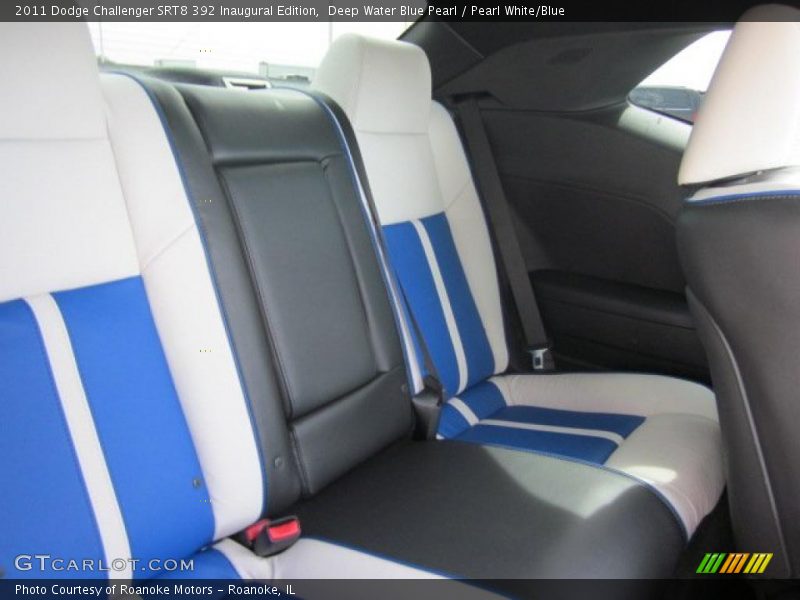  2011 Challenger SRT8 392 Inaugural Edition Pearl White/Blue Interior