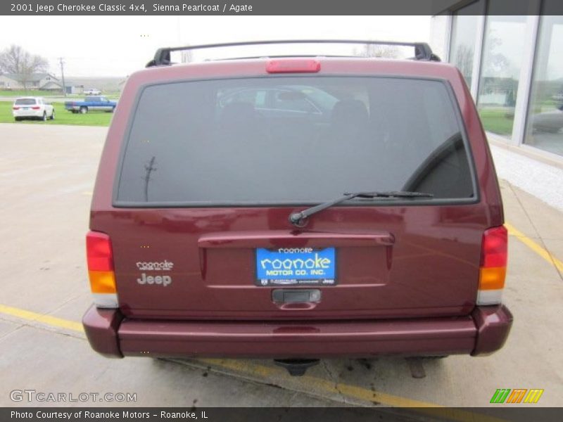 Sienna Pearlcoat / Agate 2001 Jeep Cherokee Classic 4x4