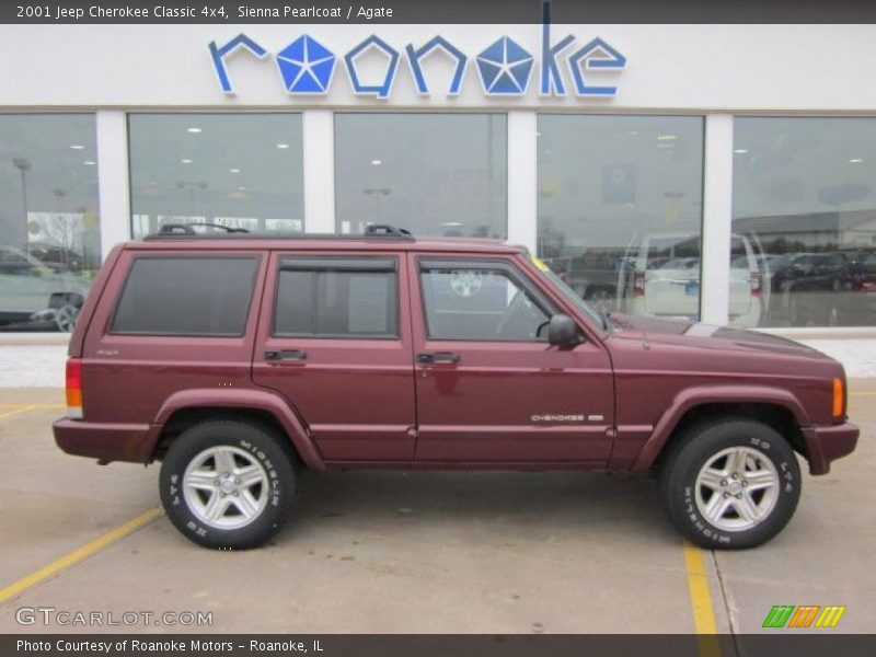 Sienna Pearlcoat / Agate 2001 Jeep Cherokee Classic 4x4