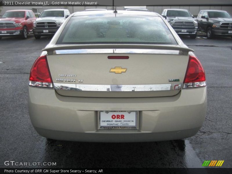 Gold Mist Metallic / Neutral 2011 Chevrolet Impala LT