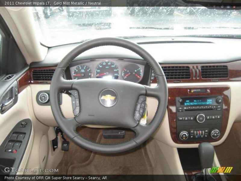 Gold Mist Metallic / Neutral 2011 Chevrolet Impala LT