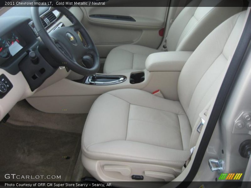 Gold Mist Metallic / Neutral 2011 Chevrolet Impala LT
