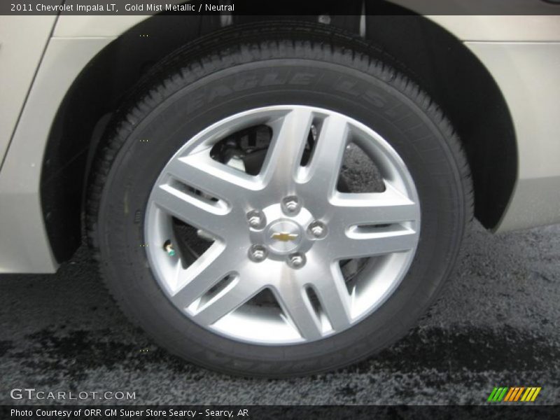 Gold Mist Metallic / Neutral 2011 Chevrolet Impala LT