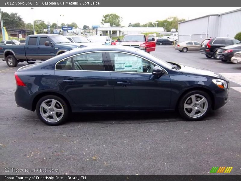 Caspian Blue Metallic / Soft Beige 2012 Volvo S60 T5