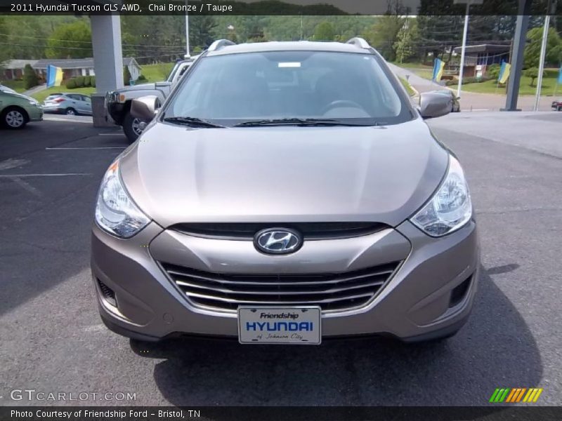 Chai Bronze / Taupe 2011 Hyundai Tucson GLS AWD