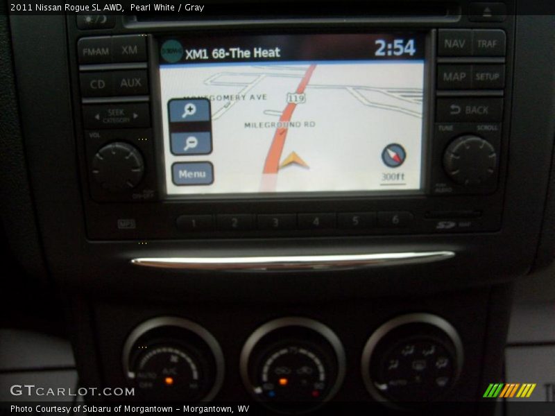 Pearl White / Gray 2011 Nissan Rogue SL AWD