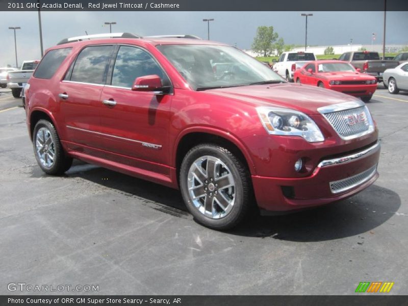 Red Jewel Tintcoat / Cashmere 2011 GMC Acadia Denali