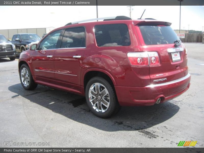 Red Jewel Tintcoat / Cashmere 2011 GMC Acadia Denali