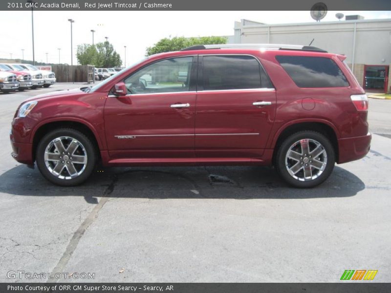 Red Jewel Tintcoat / Cashmere 2011 GMC Acadia Denali