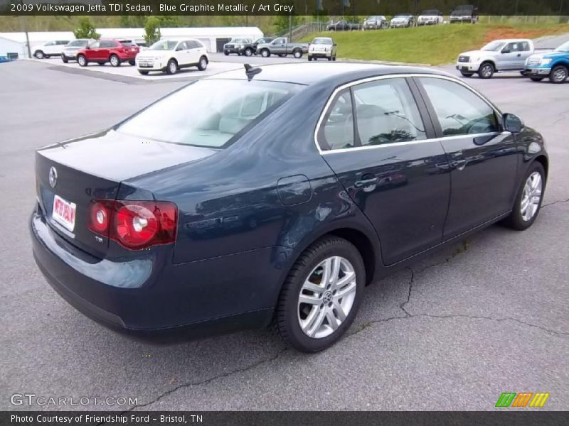 Blue Graphite Metallic / Art Grey 2009 Volkswagen Jetta TDI Sedan