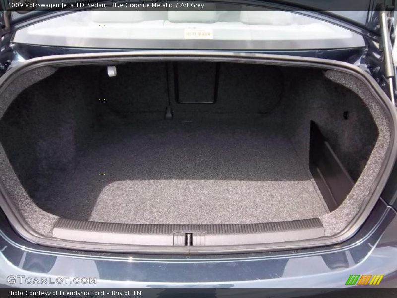 Blue Graphite Metallic / Art Grey 2009 Volkswagen Jetta TDI Sedan