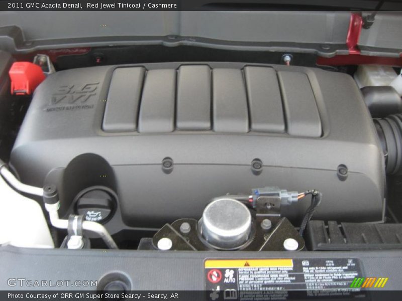 Red Jewel Tintcoat / Cashmere 2011 GMC Acadia Denali