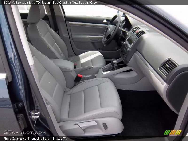 Blue Graphite Metallic / Art Grey 2009 Volkswagen Jetta TDI Sedan