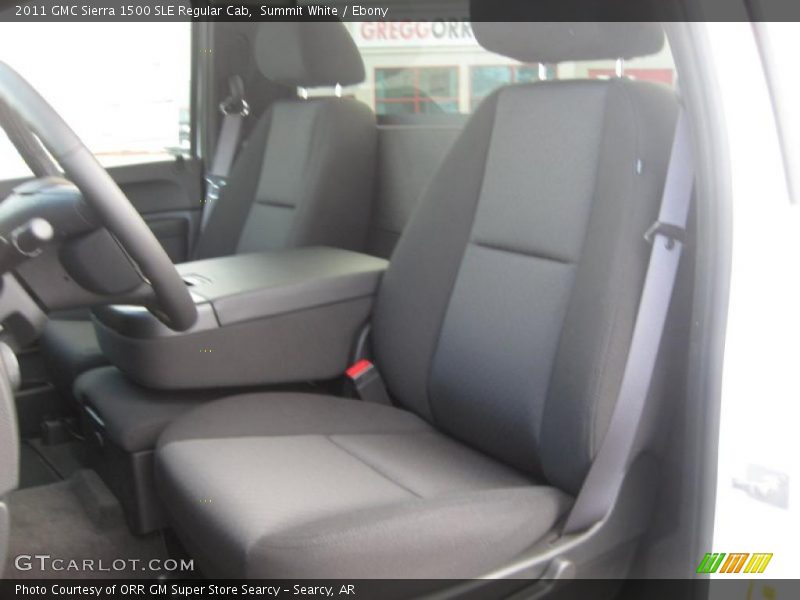 Summit White / Ebony 2011 GMC Sierra 1500 SLE Regular Cab
