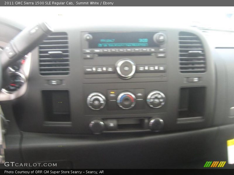 Summit White / Ebony 2011 GMC Sierra 1500 SLE Regular Cab