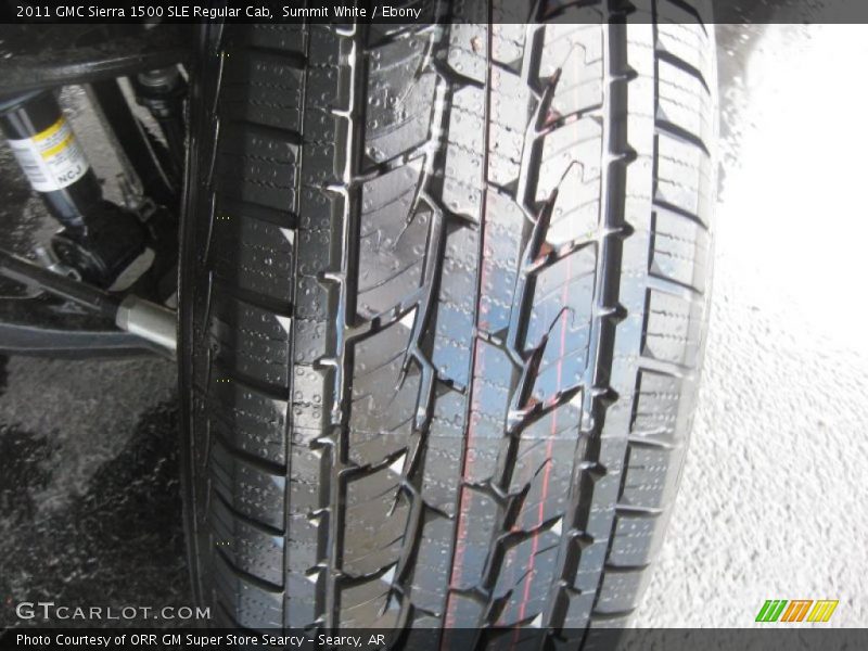 Summit White / Ebony 2011 GMC Sierra 1500 SLE Regular Cab