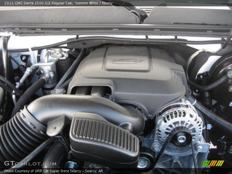 Summit White / Ebony 2011 GMC Sierra 1500 SLE Regular Cab