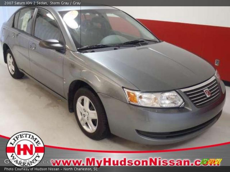 Storm Gray / Gray 2007 Saturn ION 2 Sedan