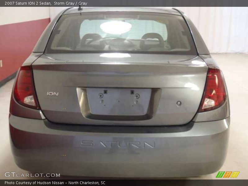 Storm Gray / Gray 2007 Saturn ION 2 Sedan