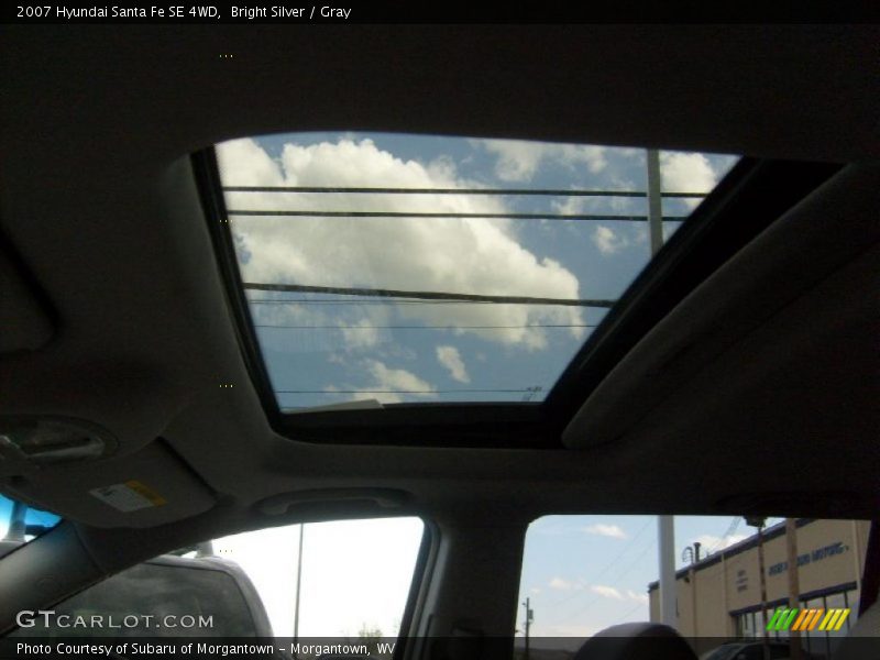 Bright Silver / Gray 2007 Hyundai Santa Fe SE 4WD