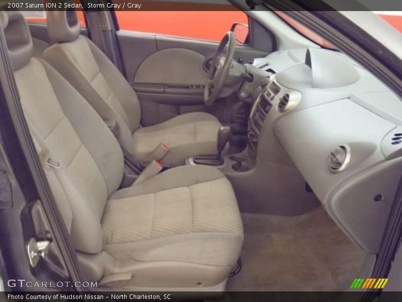 Storm Gray / Gray 2007 Saturn ION 2 Sedan