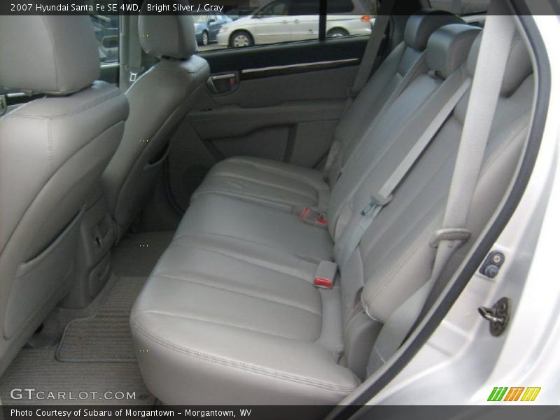 Bright Silver / Gray 2007 Hyundai Santa Fe SE 4WD