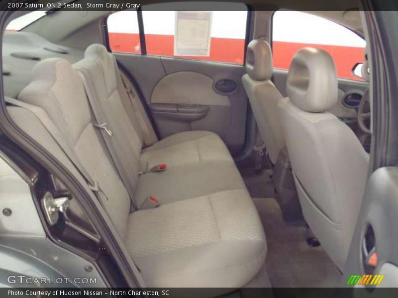 Storm Gray / Gray 2007 Saturn ION 2 Sedan