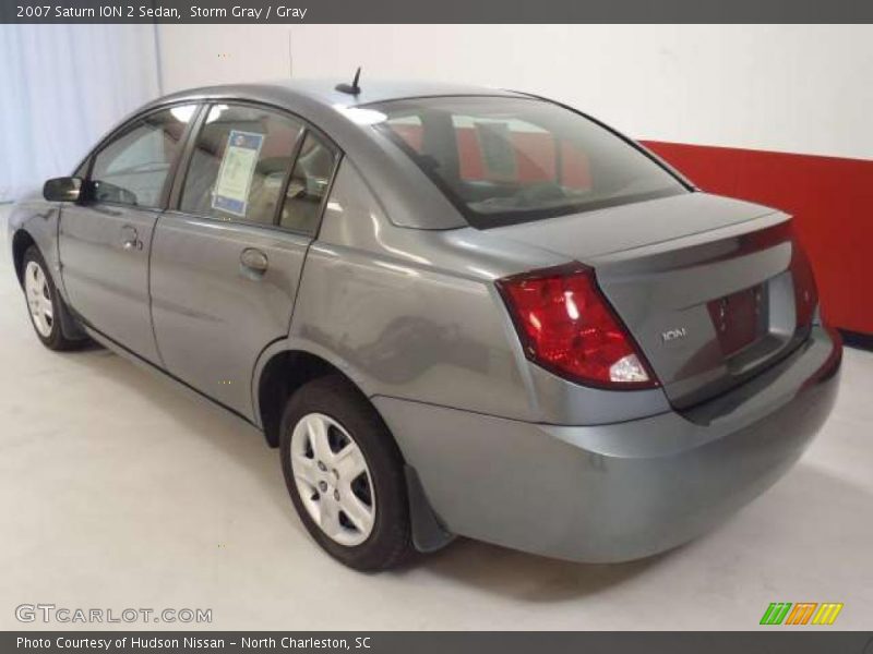 Storm Gray / Gray 2007 Saturn ION 2 Sedan