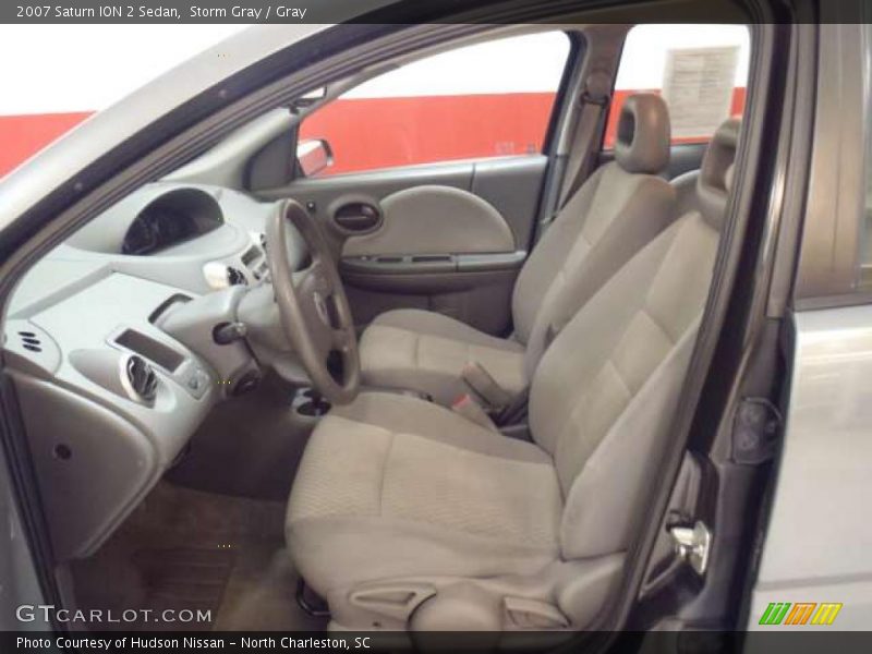 Storm Gray / Gray 2007 Saturn ION 2 Sedan