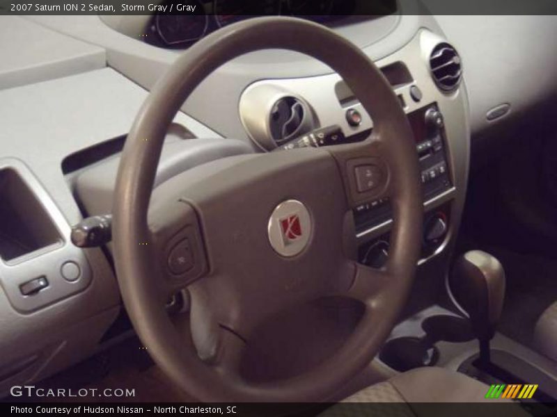Storm Gray / Gray 2007 Saturn ION 2 Sedan