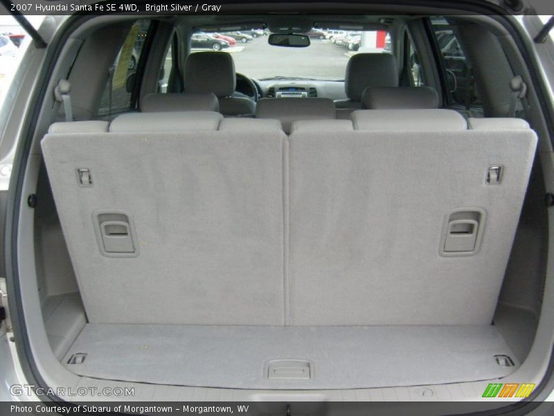 Bright Silver / Gray 2007 Hyundai Santa Fe SE 4WD