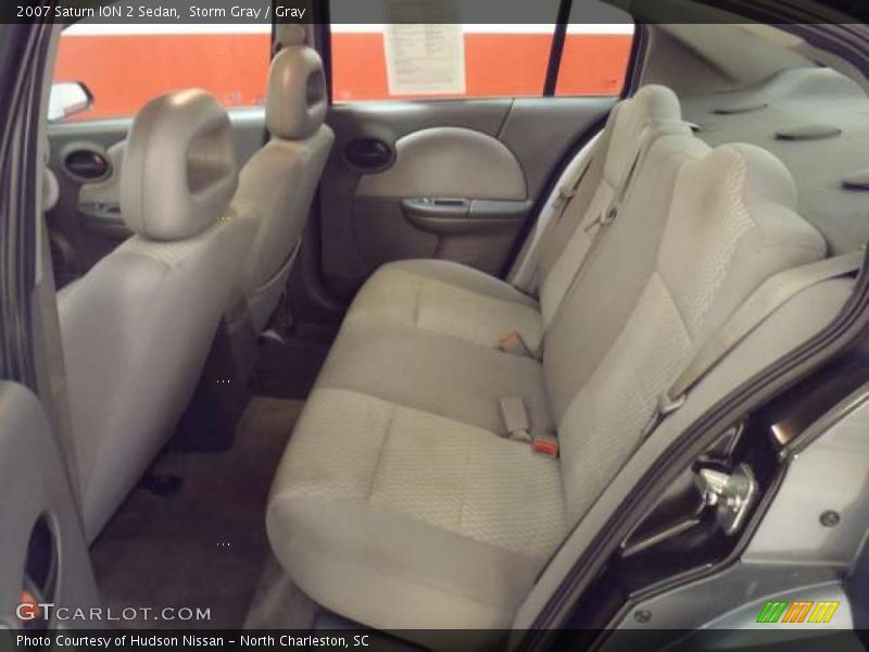 Storm Gray / Gray 2007 Saturn ION 2 Sedan