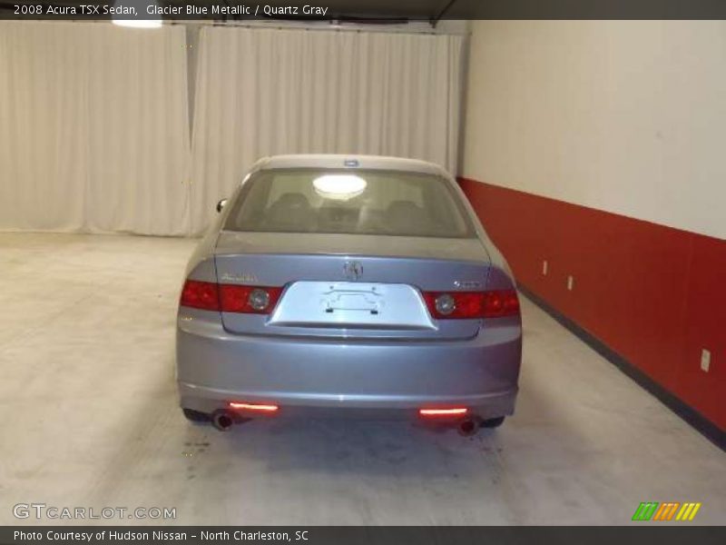 Glacier Blue Metallic / Quartz Gray 2008 Acura TSX Sedan