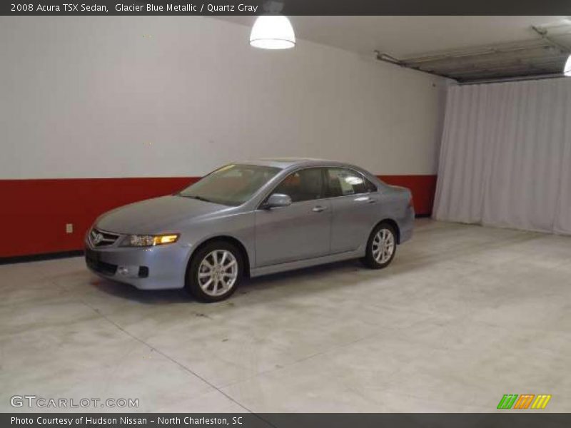 Glacier Blue Metallic / Quartz Gray 2008 Acura TSX Sedan