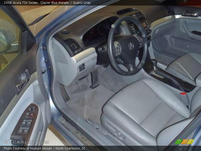 Glacier Blue Metallic / Quartz Gray 2008 Acura TSX Sedan