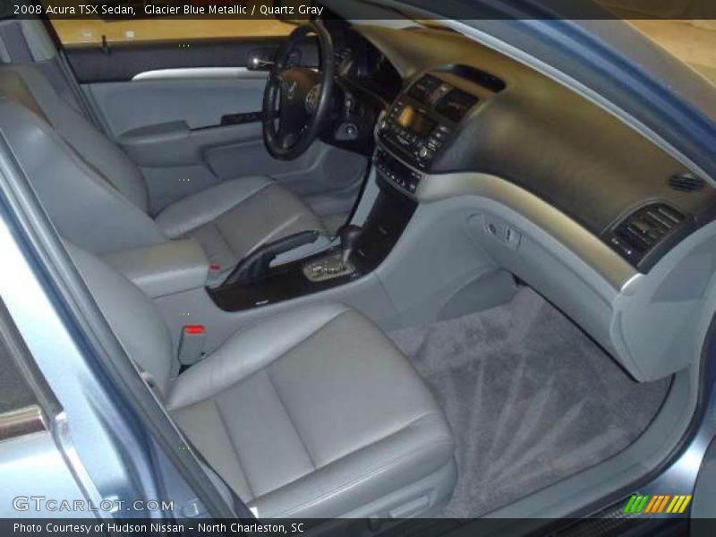 Glacier Blue Metallic / Quartz Gray 2008 Acura TSX Sedan
