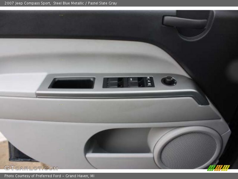 Steel Blue Metallic / Pastel Slate Gray 2007 Jeep Compass Sport