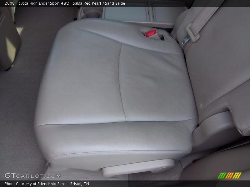 Salsa Red Pearl / Sand Beige 2008 Toyota Highlander Sport 4WD