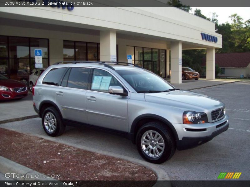 Silver Metallic / Off Black 2008 Volvo XC90 3.2