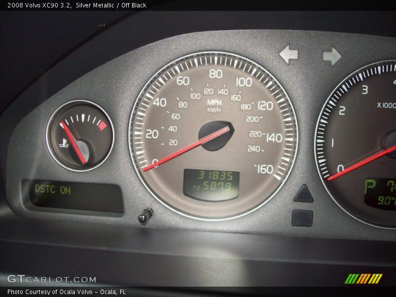 Silver Metallic / Off Black 2008 Volvo XC90 3.2
