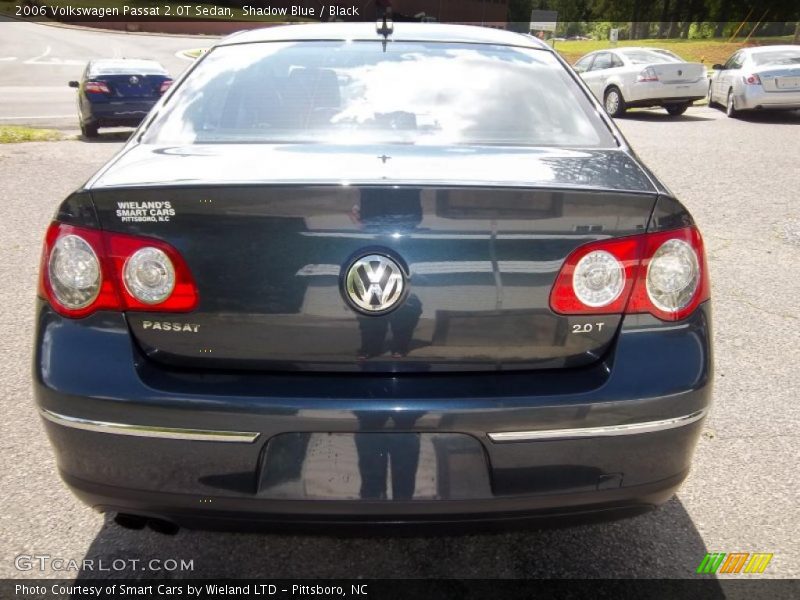 Shadow Blue / Black 2006 Volkswagen Passat 2.0T Sedan