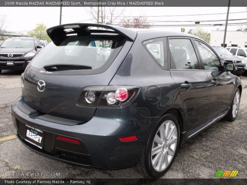Metropolitan Gray Mica / MAZDASPEED Black 2008 Mazda MAZDA3 MAZDASPEED Sport