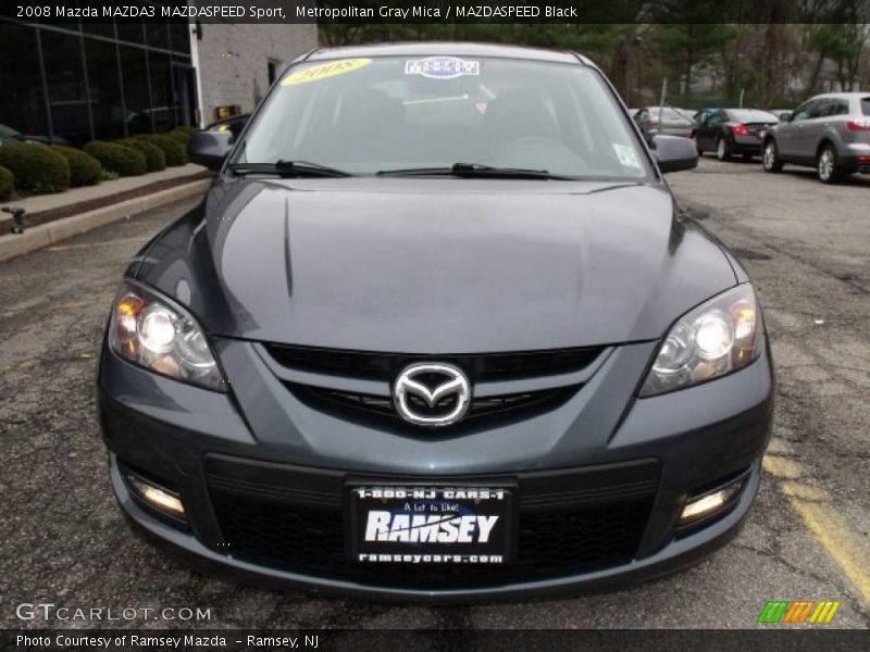 Metropolitan Gray Mica / MAZDASPEED Black 2008 Mazda MAZDA3 MAZDASPEED Sport