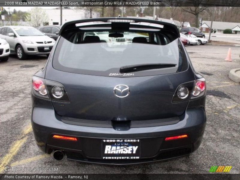 Metropolitan Gray Mica / MAZDASPEED Black 2008 Mazda MAZDA3 MAZDASPEED Sport